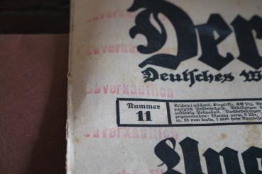 Preview: Zeitung - Der Stürmer Nummer 11 1935